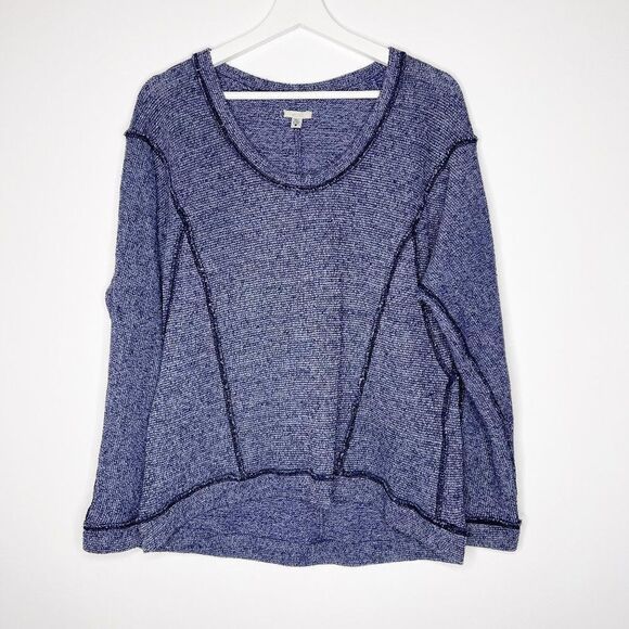 ECOTE URBAN OUTFITTERS Blue Slub Sweater  - Picture 1 of 9